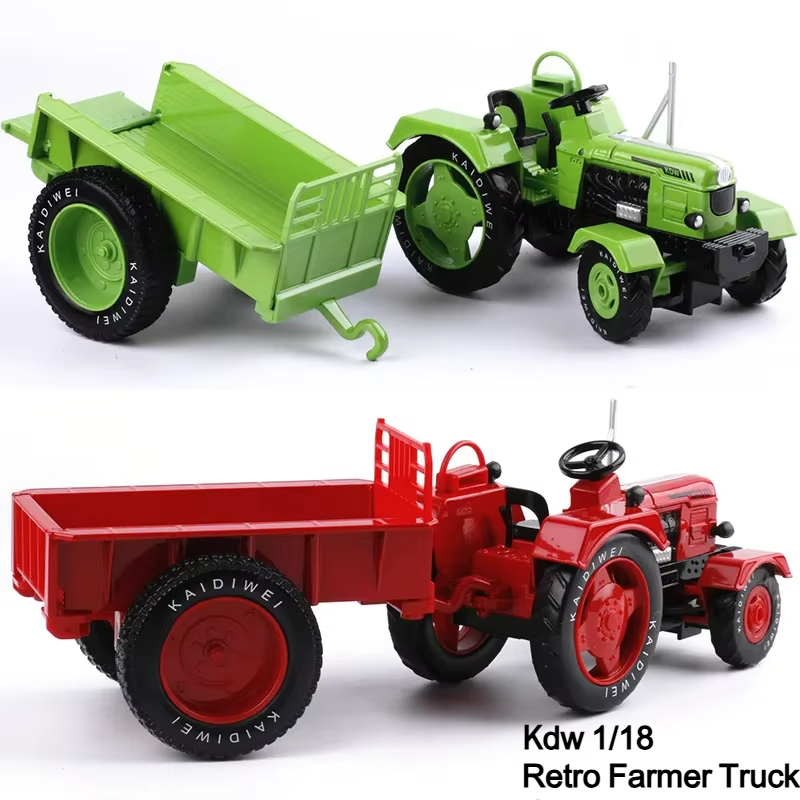Vintage Collectible Trucks - Kdw Retro Truck Model 1/18 Farmer