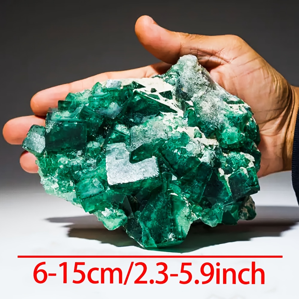 Vintage Collectible Furniture - 1pc Stunning Rare Green Large Fluorite