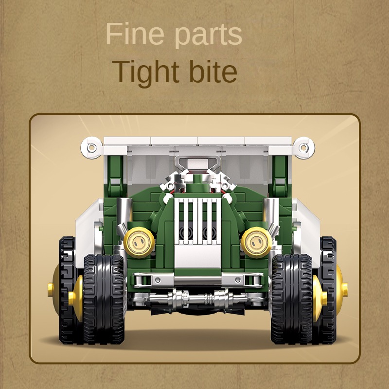Retro vintage car building blo - Vintage Collectible Cars reseña y precio