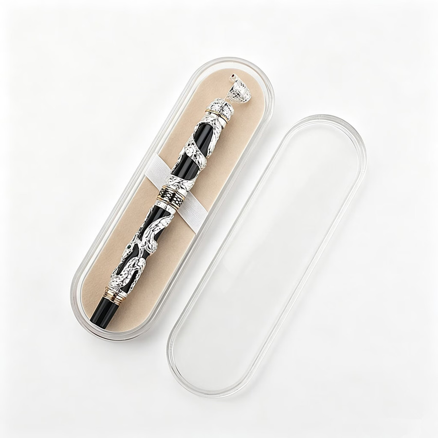 Jinhao Luxury 3D Snake Embosse - Vintage Collectible Pens reseña y precio