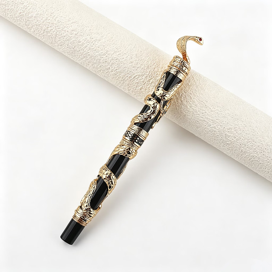 Jinhao Luxury 3D Snake Embosse - Vintage Collectible Pens reseña y precio