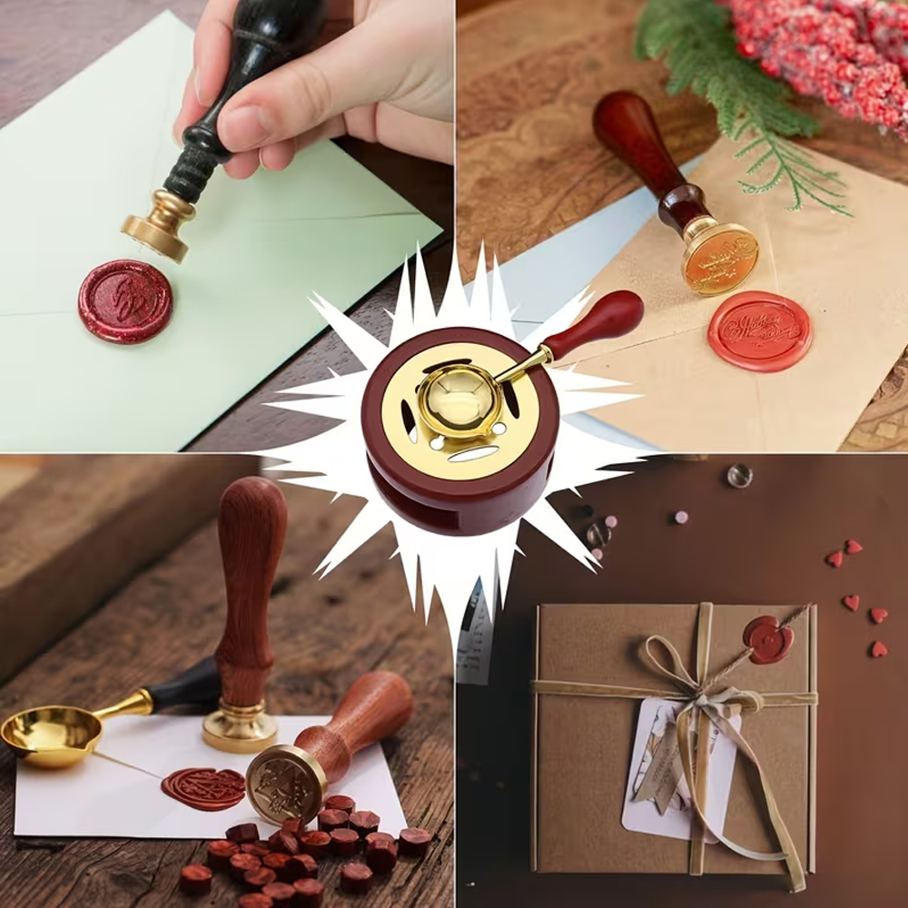 2/3Pcs Sealing Wax Stamps Set  - Vintage Collectible Stamps reseña y precio