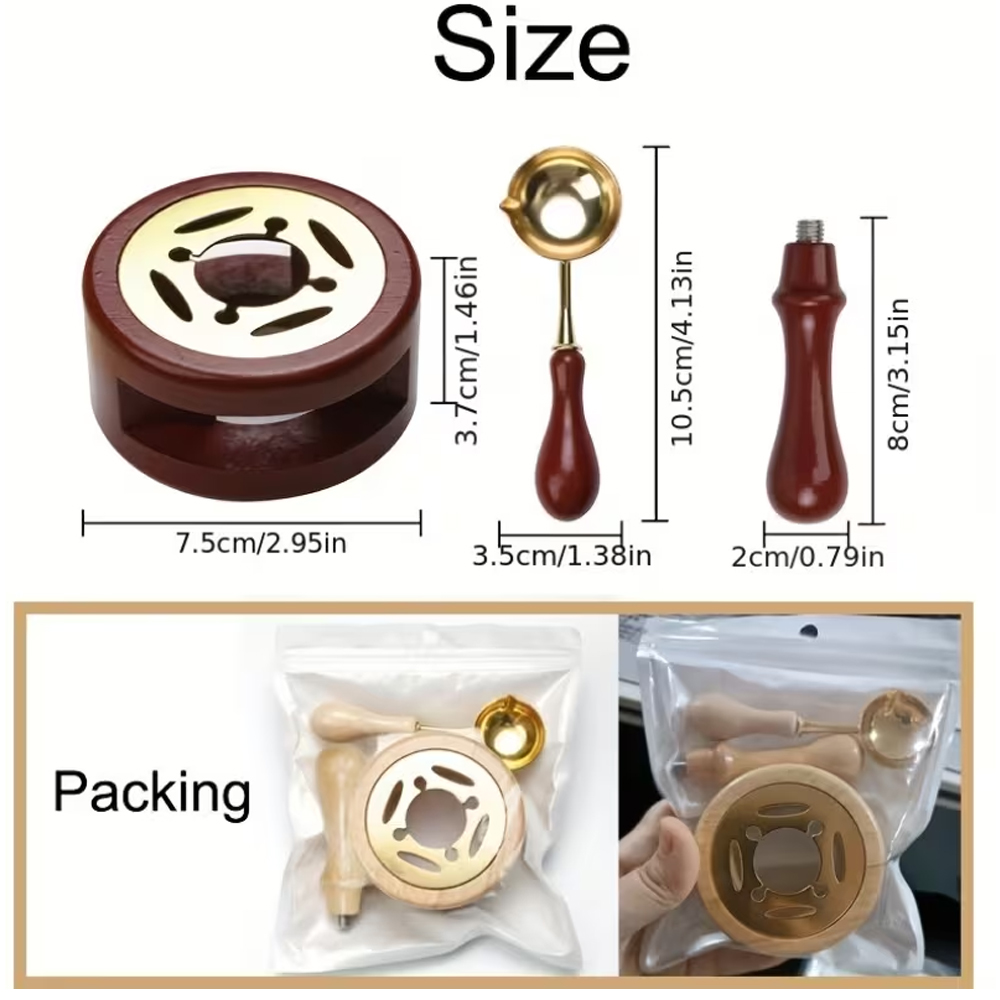 2/3Pcs Sealing Wax Stamps Set  - Vintage Collectible Stamps reseña y precio