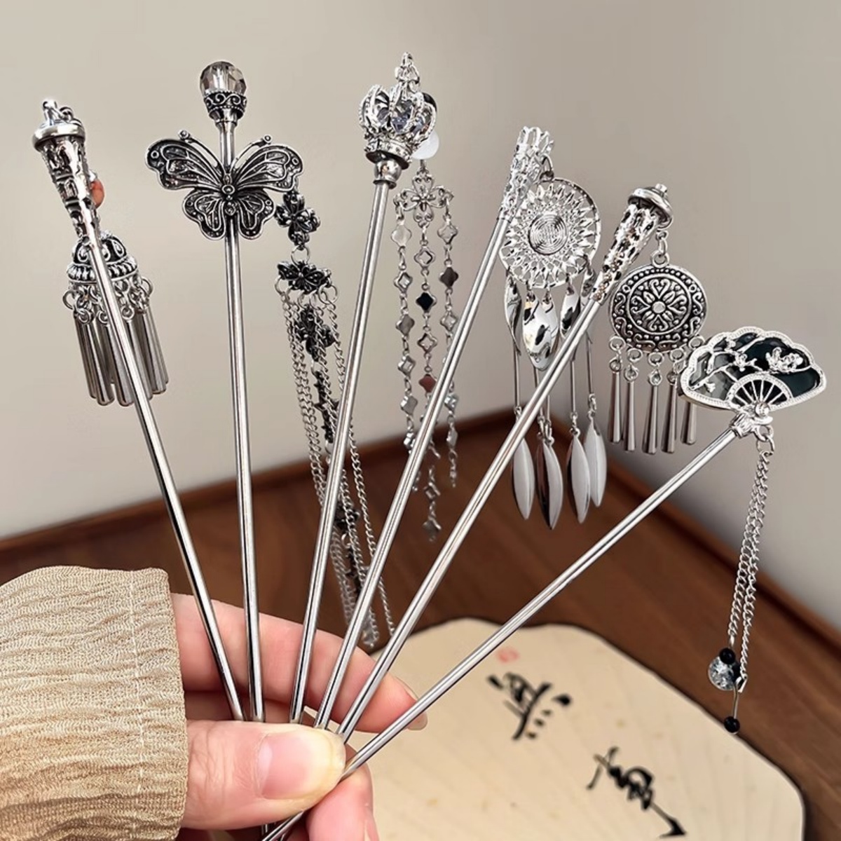 Elegant Women's Hairpin Antiqu - Vintage Collectible Item reseña y precio