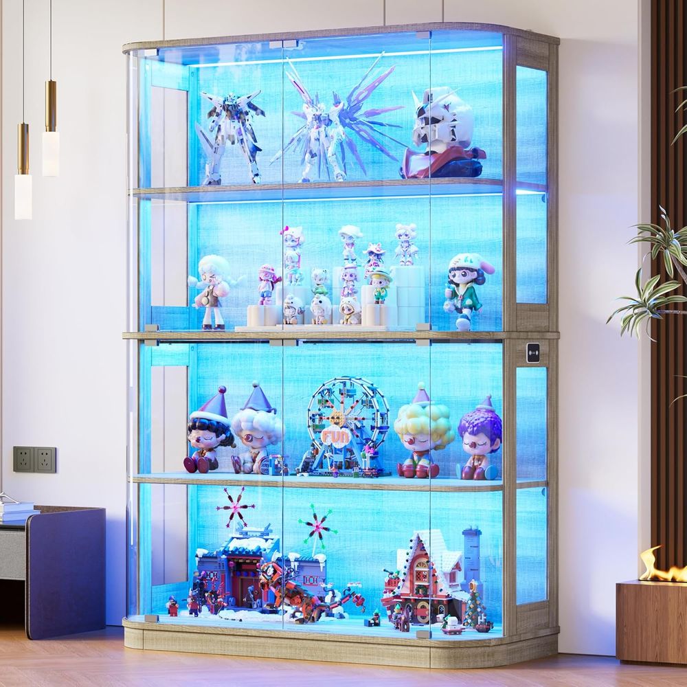 47.2 Glass-Door 4-Tier Display - Collectible Collection reseña y precio