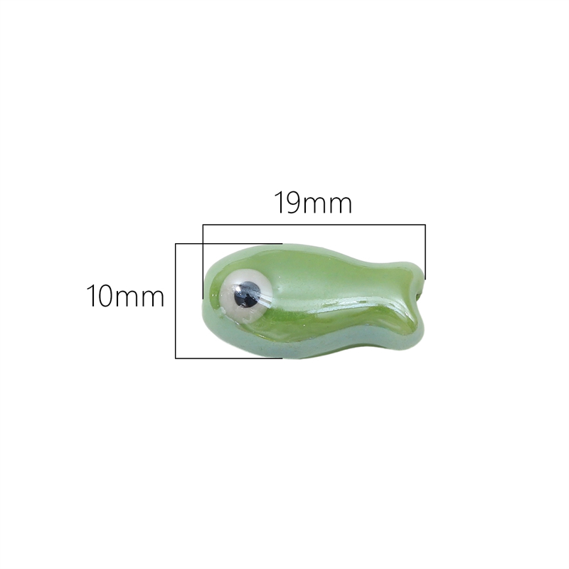 10Pcs Vintage Fish Ceramic Bea - Vintage Collectible Item reseña y precio