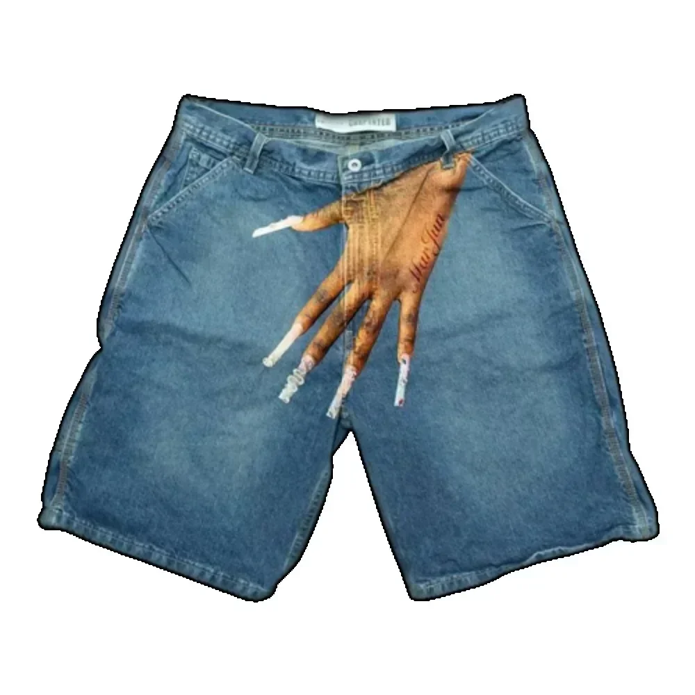American Y2k Hands Print Short - Vintage Collectible Buttons reseña y precio