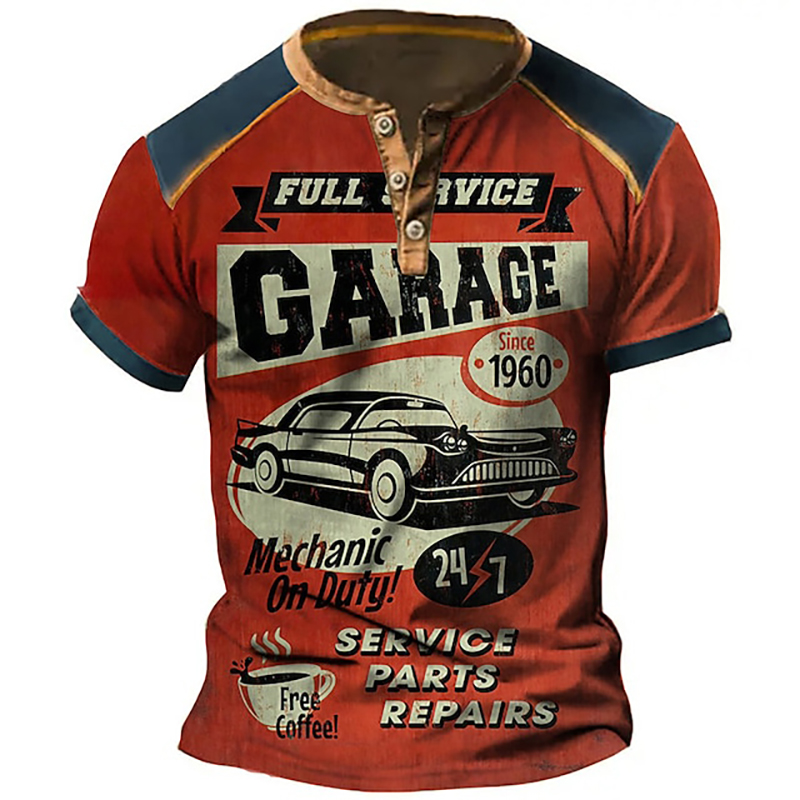 Car Graphic 3D Print Vintage H - Vintage Collectible Buttons reseña y precio