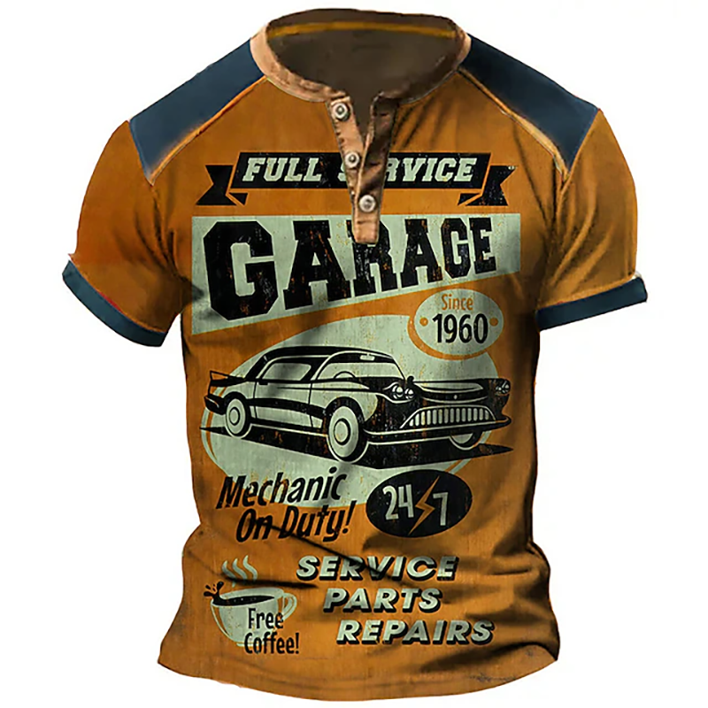 Car Graphic 3D Print Vintage H - Vintage Collectible Buttons reseña y precio