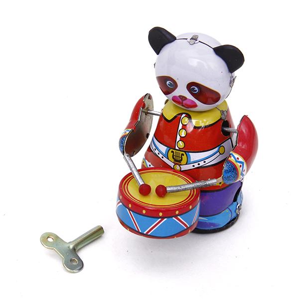 Wind Up Clockwork Panda Drumme - Vintage Collectible Figures reseña y precio