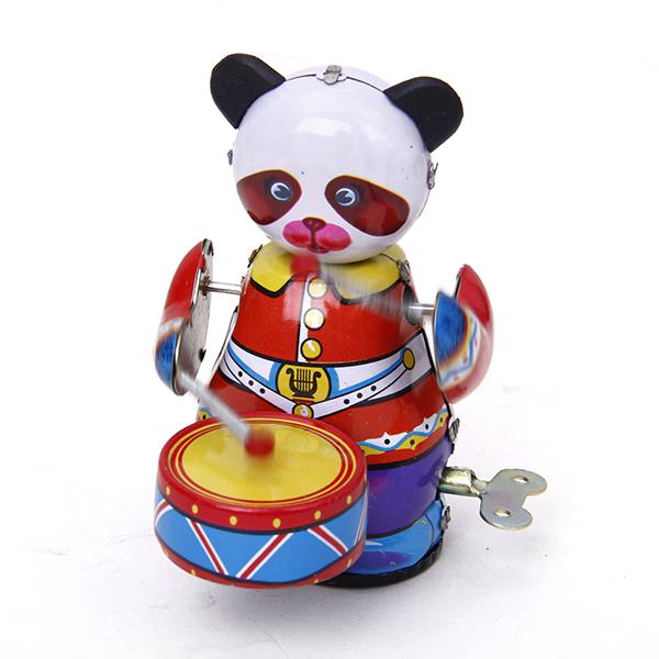 Wind Up Clockwork Panda Drumme - Vintage Collectible Figures reseña y precio