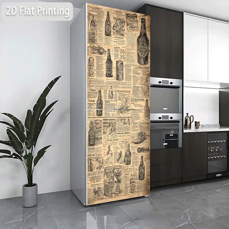Refrigerator Sticker, Refriger - Collectible Vintage Newspapers reseña y precio