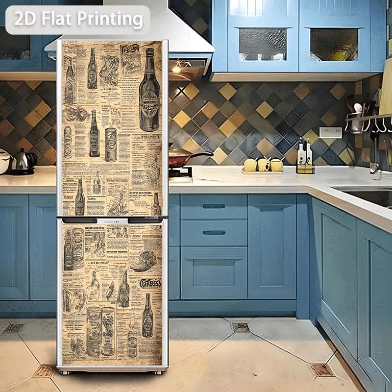 Refrigerator Sticker, Refriger - Collectible Vintage Newspapers reseña y precio