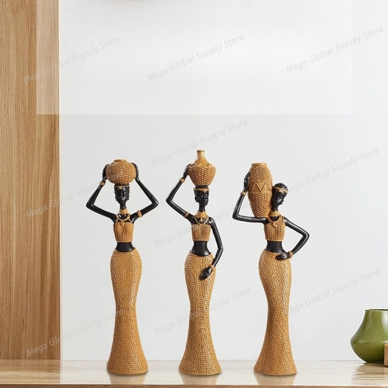 African Women Sculpture, Women - Vintage Collectible Figures reseña y precio