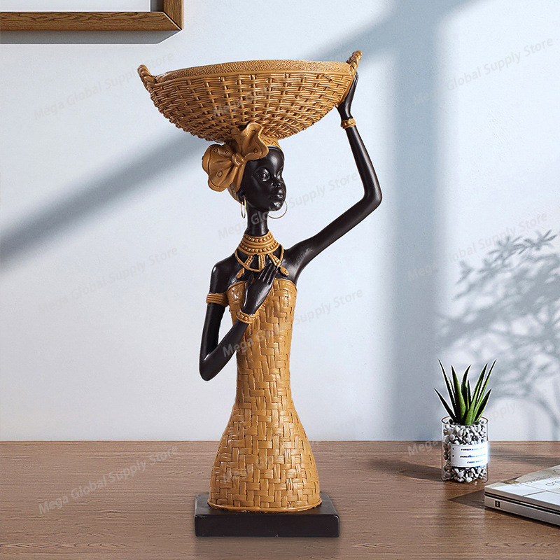 African Women Sculpture, Women - Vintage Collectible Figures reseña y precio