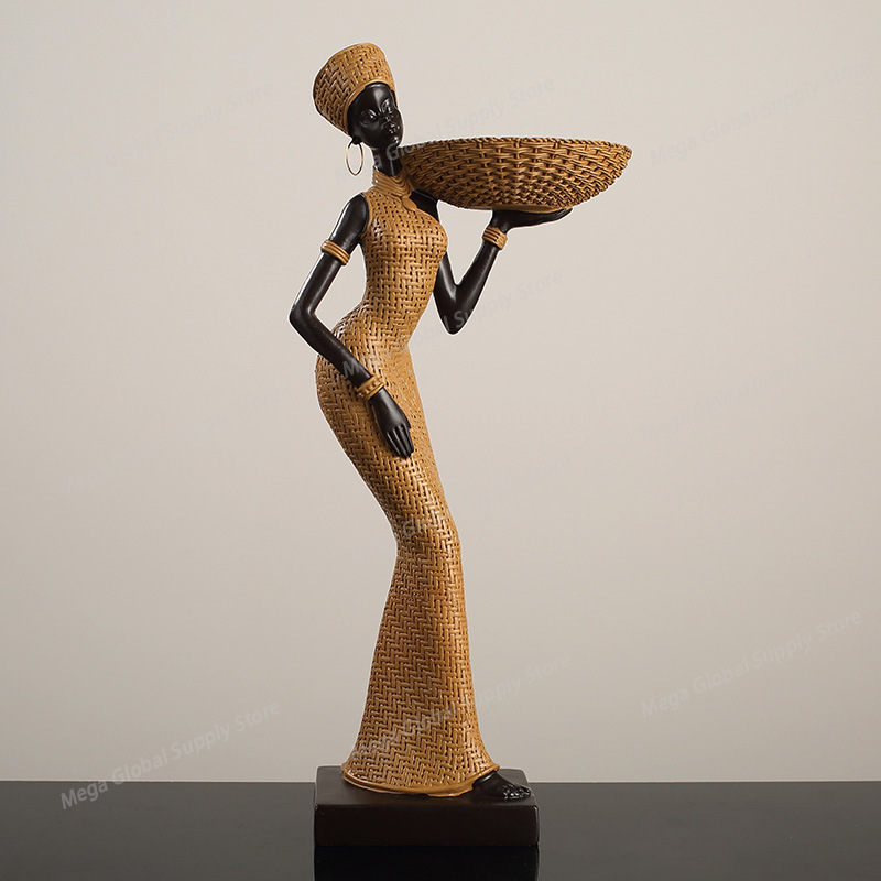 African Women Sculpture, Women - Vintage Collectible Figures reseña y precio