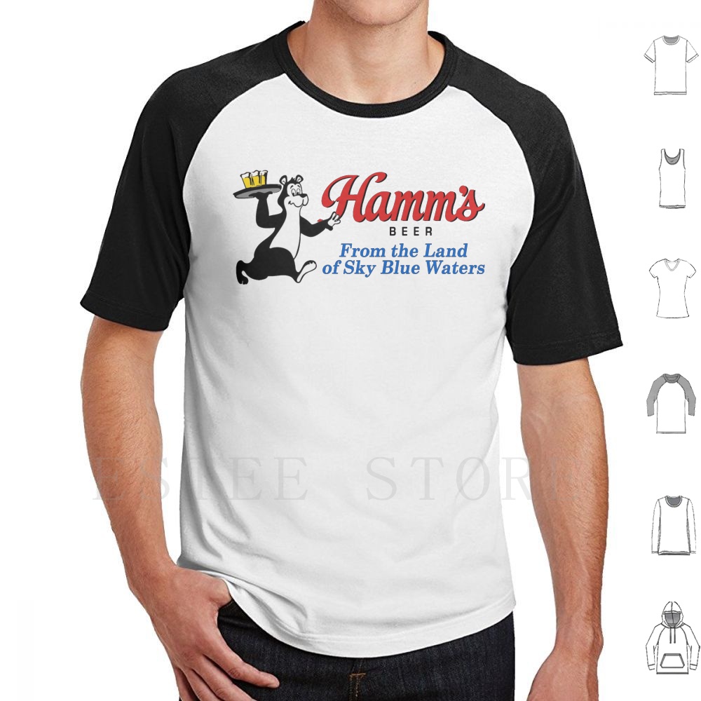 Hamm's Beer Bear Design T Shir - Collectible Vintage T Shirts reseña y precio