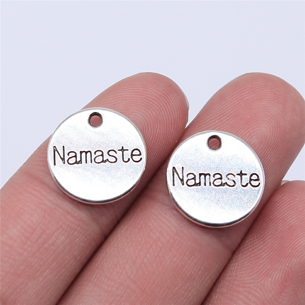 10pcs 15x15mm Antique Silver C - Vintage Collectibles For Sale reseña y precio