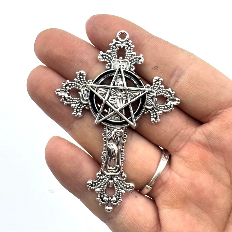 2pcs 30x15mm Gothic Big Cross  - Vintage Collectibles For Sale reseña y precio