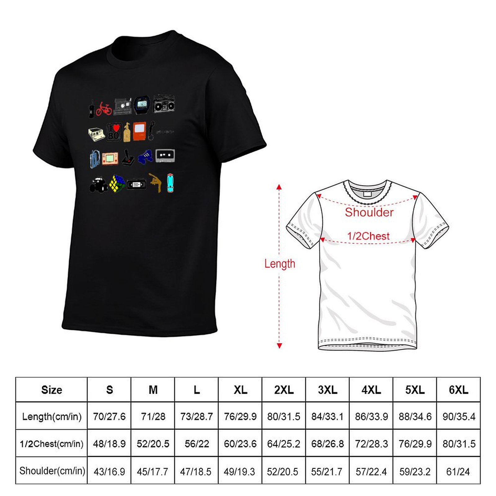 1980s Retro Vintage Memorabili - Collectible Vintage T Shirts reseña y precio