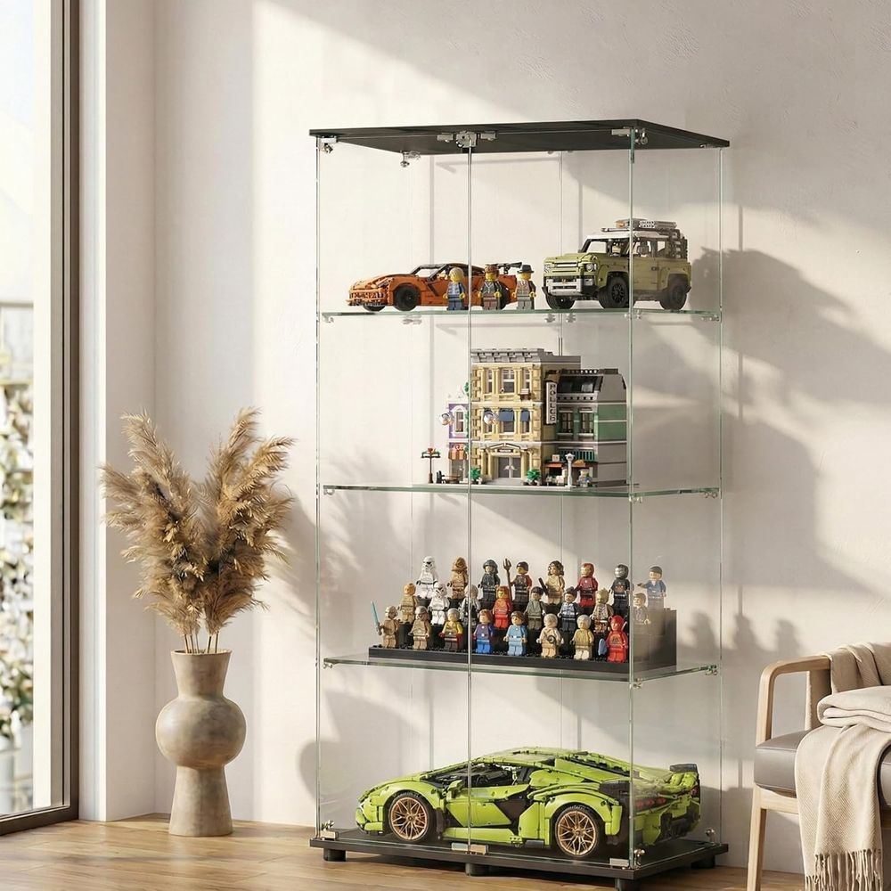 Double Door Glass Display Cabi - Collectible Collection reseña y precio