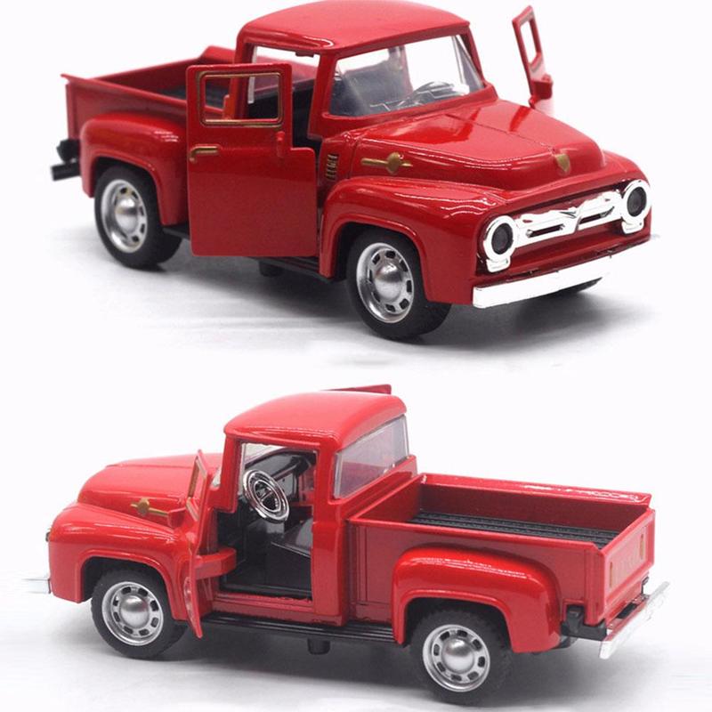 1:32 Classical Red Metal Picku - Vintage Collectible Trucks reseña y precio