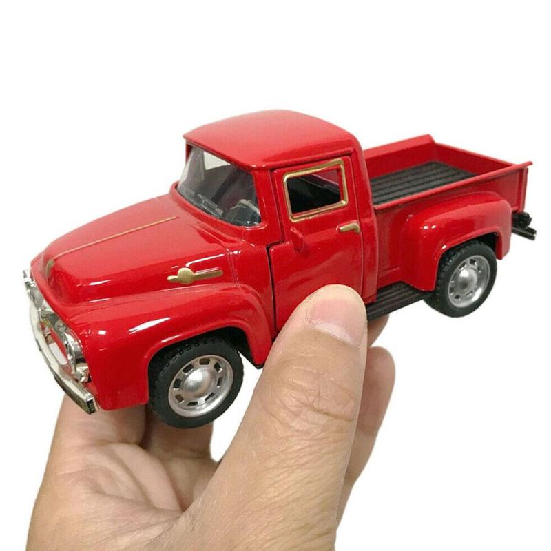 1:32 Classical Red Metal Picku - Vintage Collectible Trucks reseña y precio
