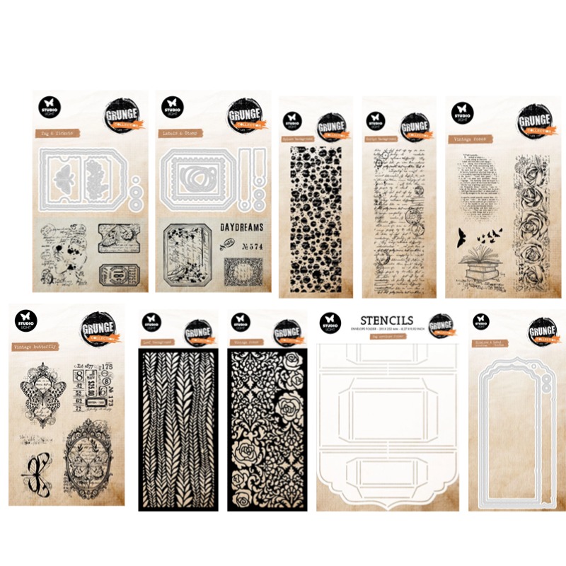 Tag Envelope Grunge Collection - Vintage Collectible Stamps reseña y precio