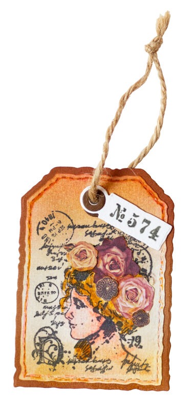 Tag Envelope Grunge Collection - Vintage Collectible Stamps reseña y precio