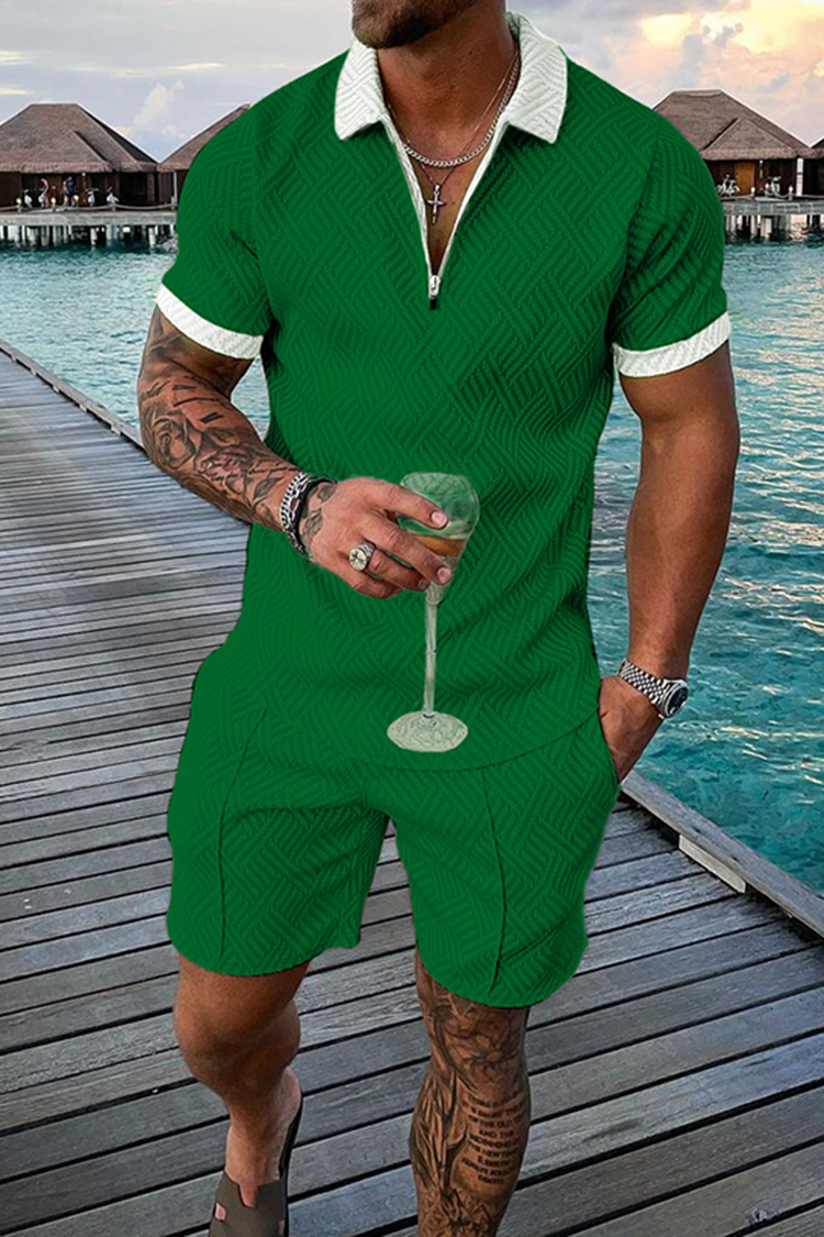 Vintage Men's Summer Casual Po - Vintage Zipper reseña y precio