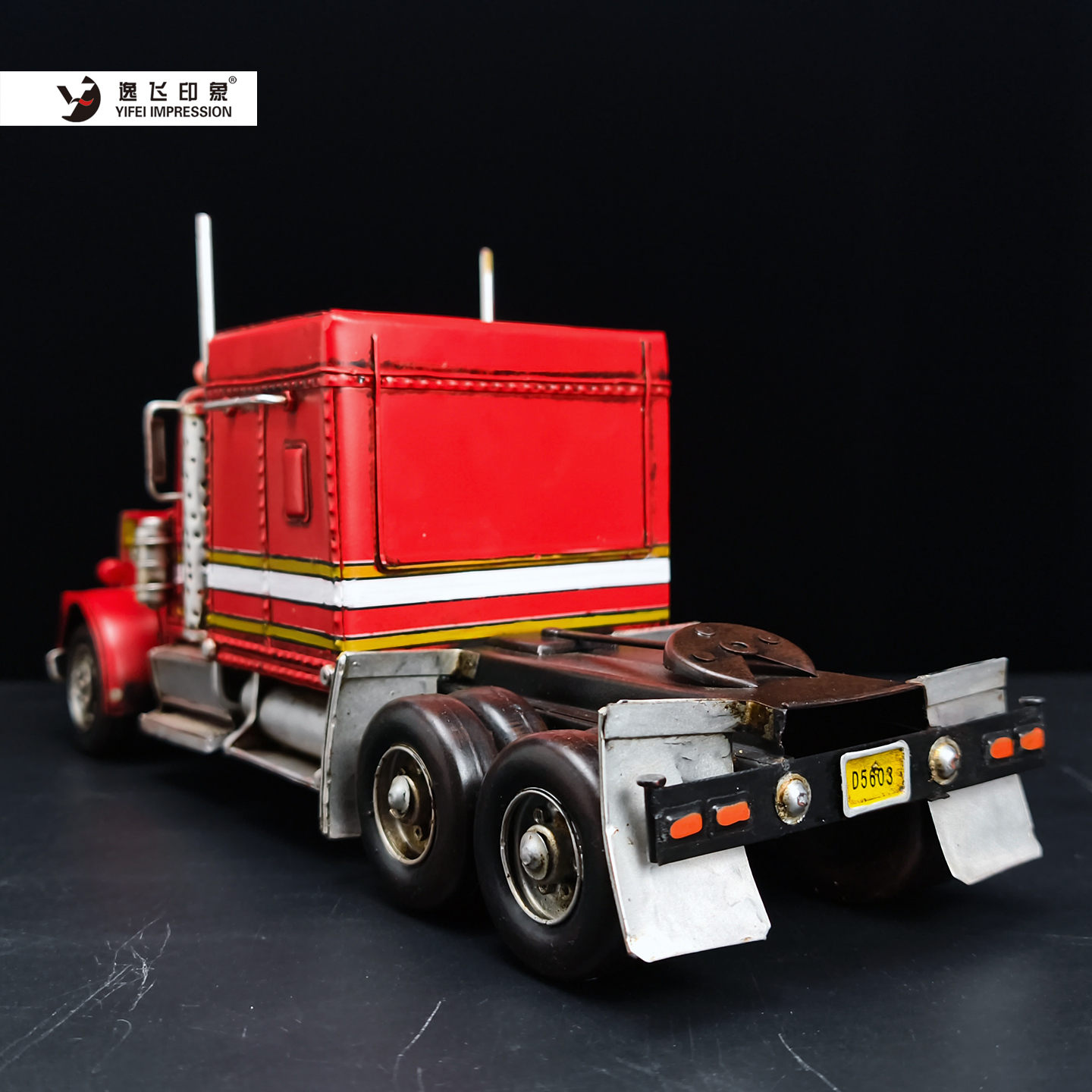 Vintage Red Semi Truck Iron Ar - Vintage Collectible Trucks reseña y precio
