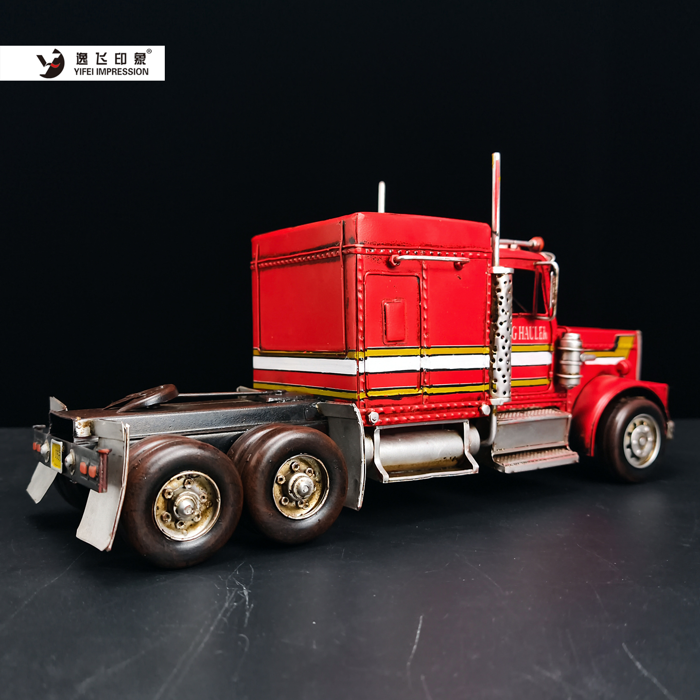 Vintage Red Semi Truck Iron Ar - Vintage Collectible Trucks reseña y precio