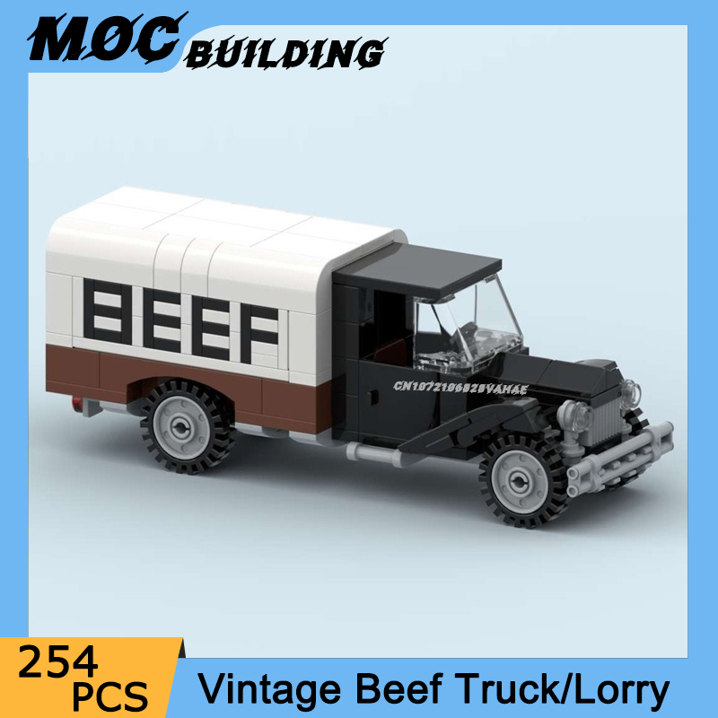 MOC Building Blocks City Vinta - Vintage Collectible Trucks reseña y precio