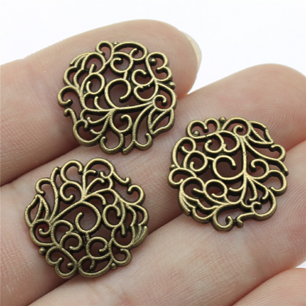 10pcs 18x18mm 2 Colors Antique - Vintage Collectibles For Sale reseña y precio
