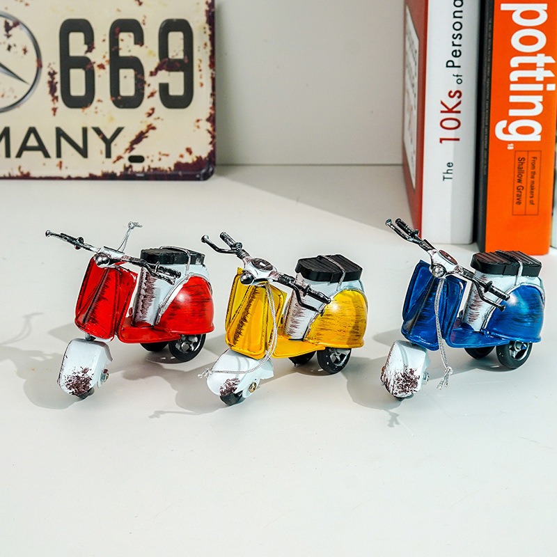 Vintage Retro Metal Plane Moto - Vintage Collectible Furniture reseña y precio