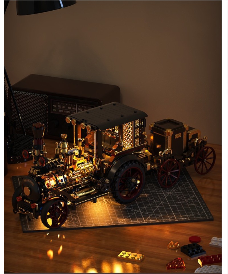 Creative 1331Pcs Vintage Mecha - Vintage Collectible Cars reseña y precio