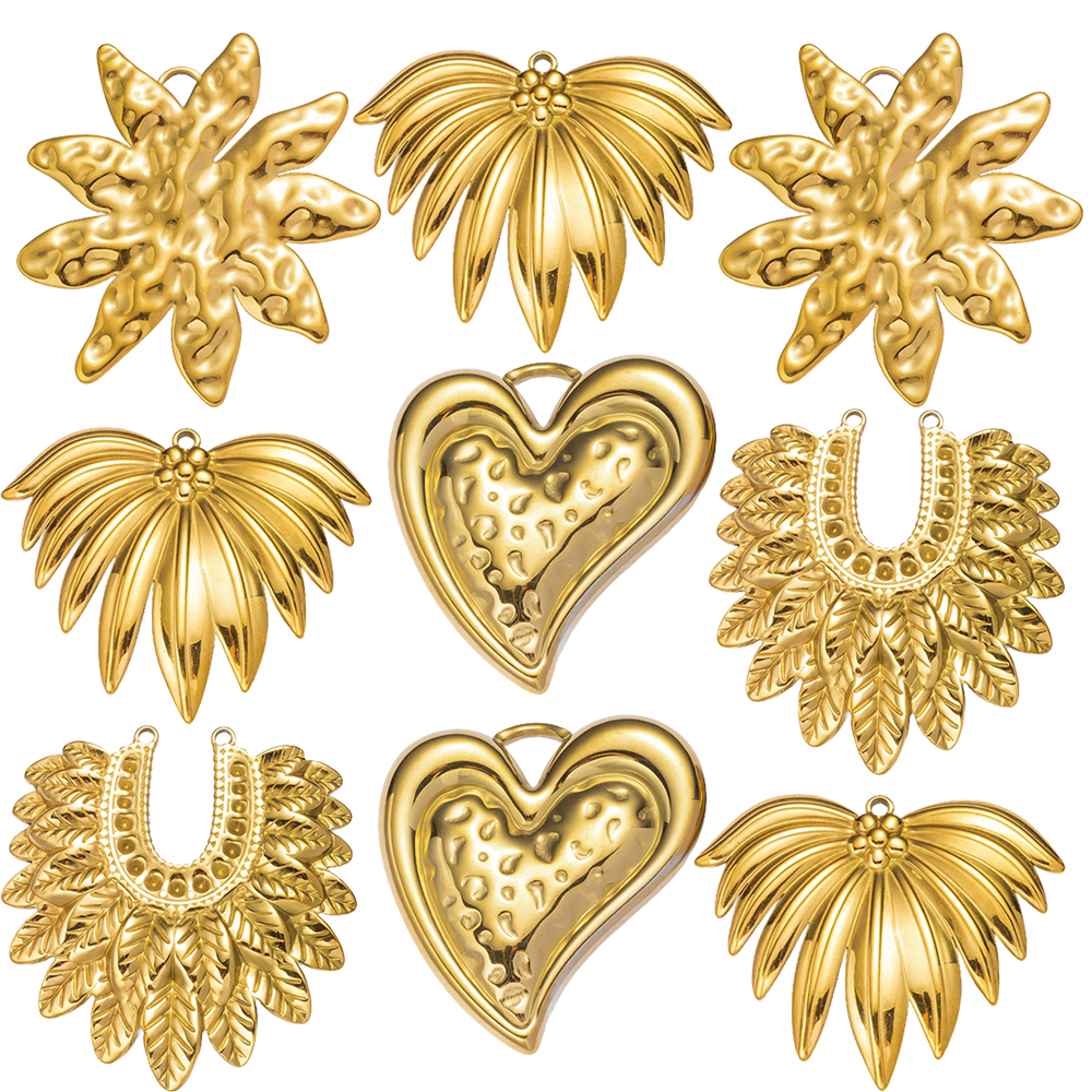 2pcs Gold Stainless Steel Hear - Vintage Collectible Item reseña y precio