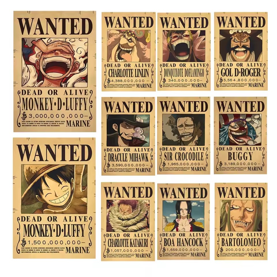 Anime One Piece Bounty Wanted  - Vintage Collectible Figures reseña y precio