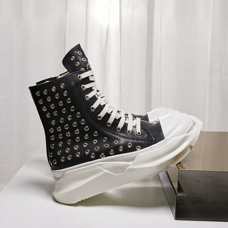 Vintage Men Shoes High-TOP Pla - Vintage Zipper reseña y precio