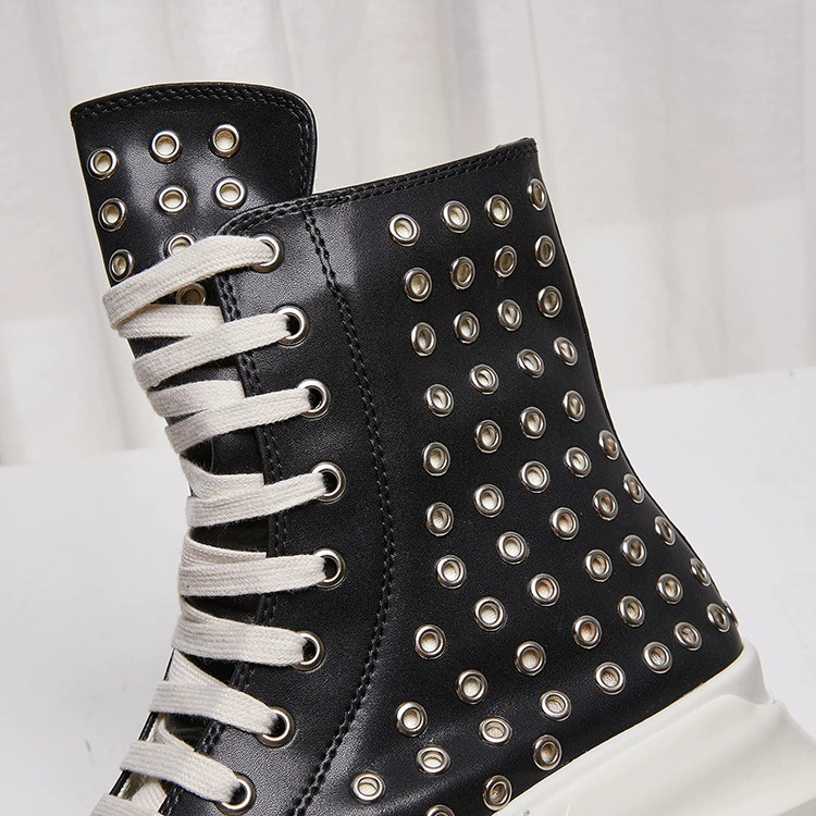 Vintage Men Shoes High-TOP Pla - Vintage Zipper reseña y precio