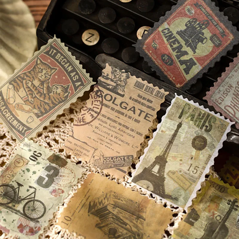 60pcs/lot Vintage Ladies Stamp - Vintage Collectible Stamps reseña y precio