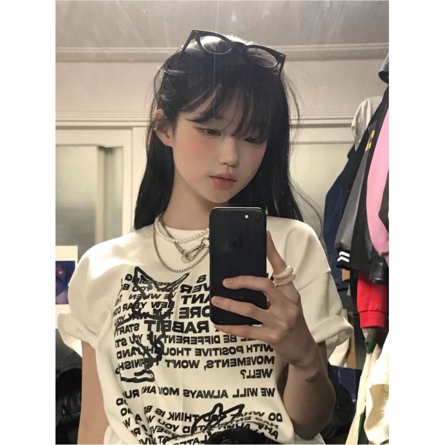 Cute Rabbit Print Women's Vint - Collectible Vintage T Shirts reseña y precio