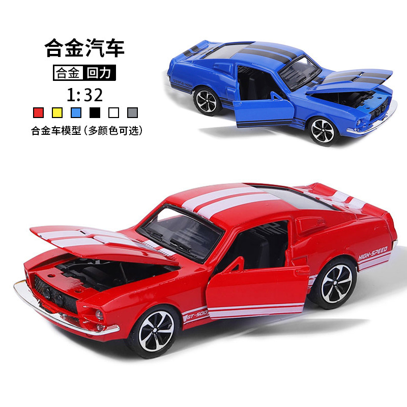1:32 Diecast Alloy Ford Mustan - Vintage Collectible Cars reseña y precio