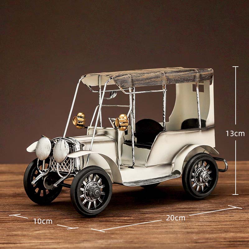 Retro Nostalgic Tin Antique Ca - Vintage Collectible Cars reseña y precio