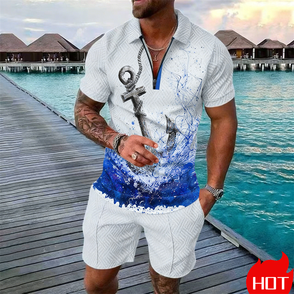 Summer man polo shirt set Vint - Vintage Zipper reseña y precio