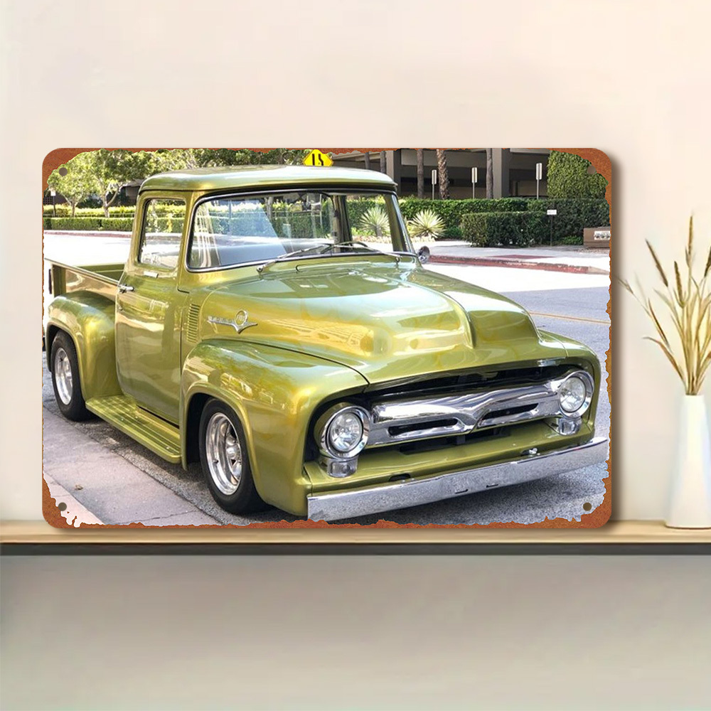 Vintage Green Pickup Truck Alu - Vintage Collectible Trucks reseña y precio