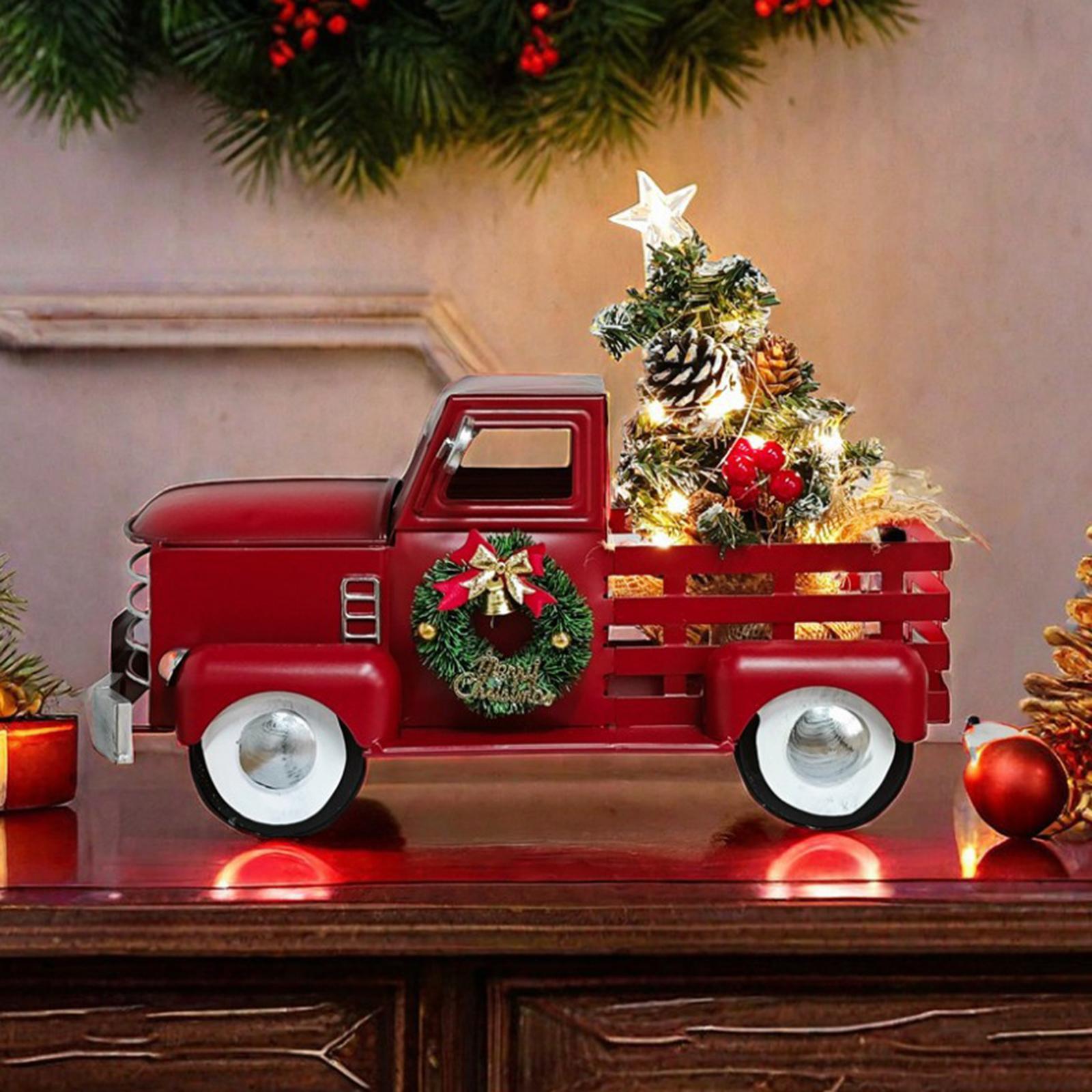 Truck Christmas Tree Statue Ph - Vintage Collectible Trucks reseña y precio