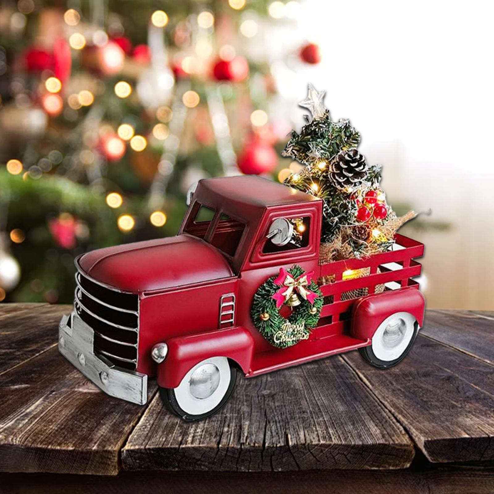 Truck Christmas Tree Statue Ph - Vintage Collectible Trucks reseña y precio