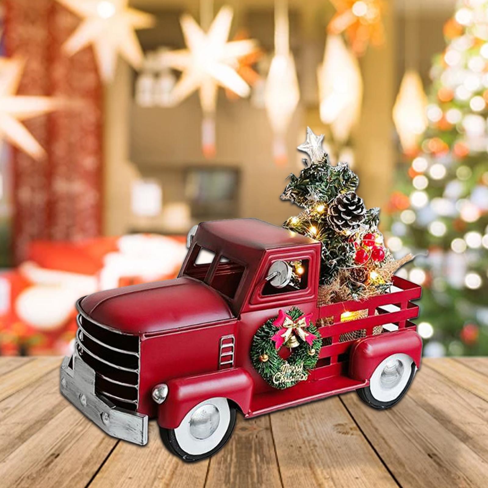 Truck Christmas Tree Statue Ph - Vintage Collectible Trucks reseña y precio