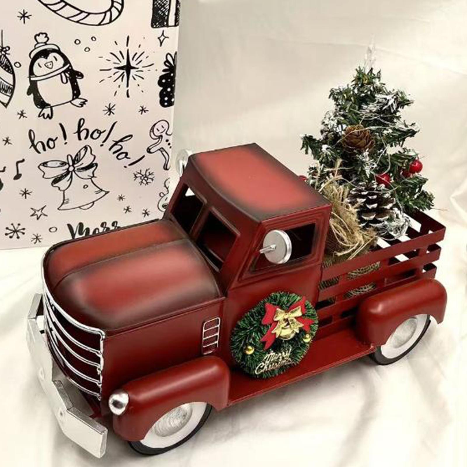 Truck Christmas Tree Statue Ph - Vintage Collectible Trucks reseña y precio